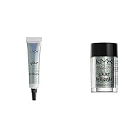 NYX PROFESSIONAL MAKEUP Glitter Primer and Face & Body Glitter 2 Piece Sparkle Kit