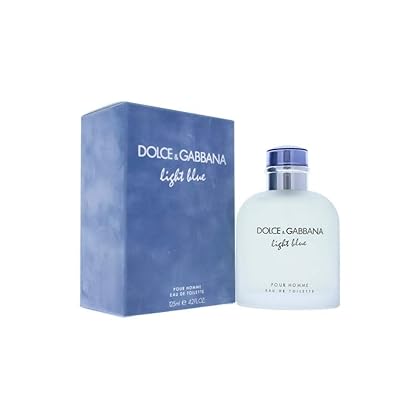 Dolce & Gabbana Eau de Toilettes Spray, Light Blue, 4.2 Fl Oz For Men or/and Pour Homme
