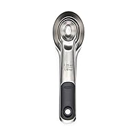 OXO Stainless Steel Measuring Spoon Set, Silver, 4-Piece