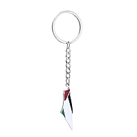 Stainless Steel Palestine Pendant Keychain Necklaces Gold Color Jewelry