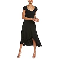 Adrianna Papell Divine Crepe High-Low Dress