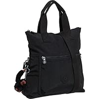 Kipling Women's Eleva Crossbody Bag, Black Tonal, 12.25