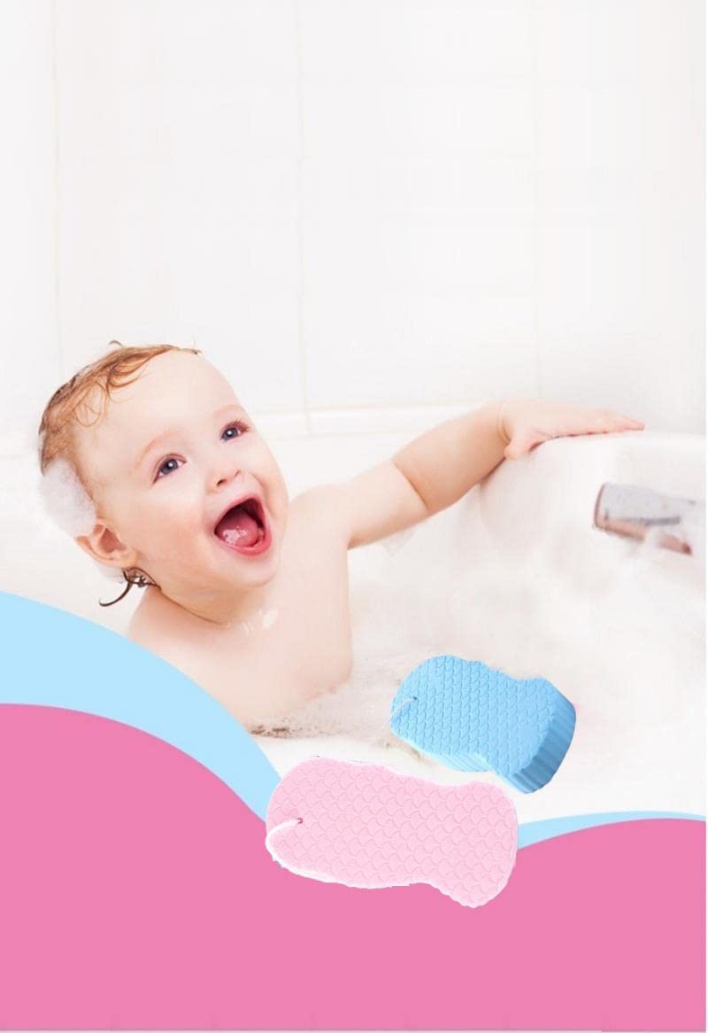 MULPG 2PCS Exfoliating Bath Sponge for Shower,Cleanses Skin of Dirt and Excess Oil, Dead Skin Remover for Body,Body Shower Sponge for Women,Kids,Pregnant,Adults