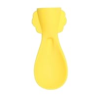 Silicone Baby Food Pouch Spoon Reusable Weaning Spoons Feeding Spoon Head for Feeding Fruit & Vegetable Puree Bag Travel Friendly Spoon