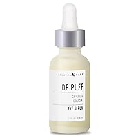 DePuff Eye Serum | Caffeine + Collagen | Helps to Reduce Under Eye Puffiness and Combat Signs of Aging | Paraben Free, Cruelty Free, Made in USA (1 oz)