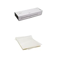 Amazon Basics Thermal Laminator and Thermal Laminating Pouches (Pack of 100) Set