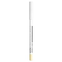 NYX PROFESSIONAL MAKEUP Faux Whites Eye Brightener, Eyeliner Pencil - Vanilla (Beige With Peach Undertones)