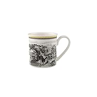 Villeroy & Boch Audun Ferme Coffee Mug by - Premium Porcelain - Made in Germany - Dishwasher and Microwave Safe - 10 Ounce Capacity