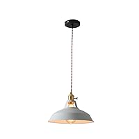 Iron Chandelier Retro Industrial Style Colorful Kitchen Home Ceiling Lamp Restaurant Pendant Light Cafe Chandelier Bar Lounge Hanging Lights Garden Decorative Lamps (Color : Gray)