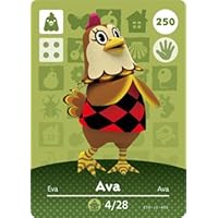 Ava - Nintendo Animal Crossing Happy Home Designer Amiibo Card - 250