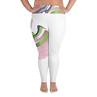 MD Abstractical No 49 All-Over Print Plus Size Leggings