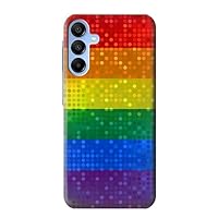 jjphonecase R2683 Rainbow LGBT Pride Flag Case Cover for Samsung Galaxy A15 5G