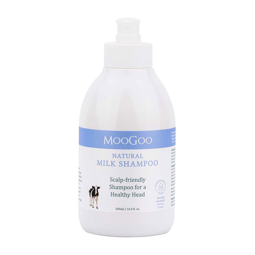 MooGoo Milk Shampoo - A gentle, non-irritating formula for sensitive skin, and itchy, dry scalps - All ages and hair types - For men and women