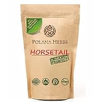 Horsetail Organic Loose Herbal Tea - Natural Silica (Herba Equiseti Arvensis, Equisetum Arvense) beautiful hair, healthy nails and teeth, antioxidant, anti-inflammatory (6x 50g pack)