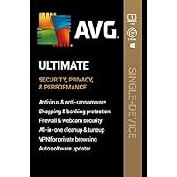 AVG Ultimate 2022 | Antivirus+Cleaner+VPN | 1 PC, 2 Years [Download] AVG Ultimate 2022 | Antivirus+Cleaner+VPN | 1 PC, 2 Years [Download] Digital