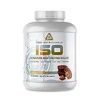 Core Nutritionals ISO, 100% Micro Filtered, Zero Artificial Fillers, 25g Whey Protein Isolate, 80 Servings (Chocolate Peanut Butter Cup)