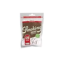 Smoking Brand Browm Slim Cotton Filter Tips (1 pack)