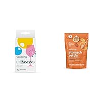 UpSpring Stomach Settle Drops, Honey Flavour, 55 Ct + Milkscreen 20 Test Strips to Detect Alcohol in Breast Milk