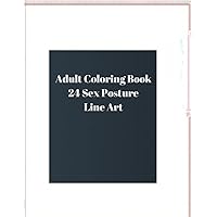 Adult Coloring Book 24 Sex Posture Line Art