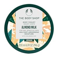The Body Shop Almond Milk Body Yogurt, 48hr Moisturizer, for Sensitive and Dry Skin, 100% Vegan, 6.98 Fl.Oz The Body Shop Almond Milk Body Yogurt, 48hr Moisturizer, for Sensitive and Dry Skin, 100% Vegan, 6.98 Fl.Oz