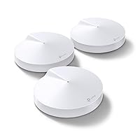 TP-LINK Deco M9 Plus Whole Home Mesh Wi-Fi with Built-In Smart Home HUB, Up To 6500 Sq ft coverage, Works with Amazon Echo/Alexa, Wi-Fi Booster, Antivirus and Parental Controls, Pack of 3 (Renewed)