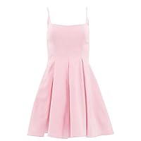 STAUD Women's Pink Cotton Jolie Mini Dress