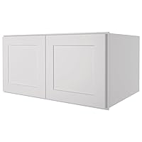 LOVMOR Wall-Mounted Storage Cabinet, Refrigerator Wall Kitchen Cabinet, Storage Cabinet for Kitchen, Bathroom, 24