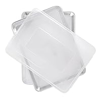 Nordic Ware Naturals Two Half Sheets with Lid Set, 3-Pieces