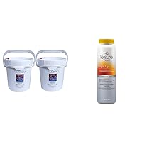 Spa Choice 472-3-5081-02BX Sanitizing Granules Hot Tub Chlorine 5-Pounds, 2-Pack & Leisure TIME 22339A Spa Up Balancer for Hot Tubs, 2 lbs