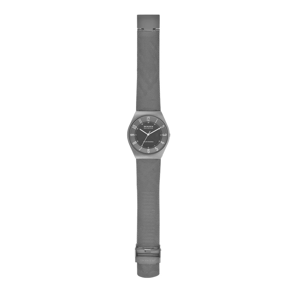 Skagen Grenen Solar-Powered Watch with Leather or Steel Mesh Band