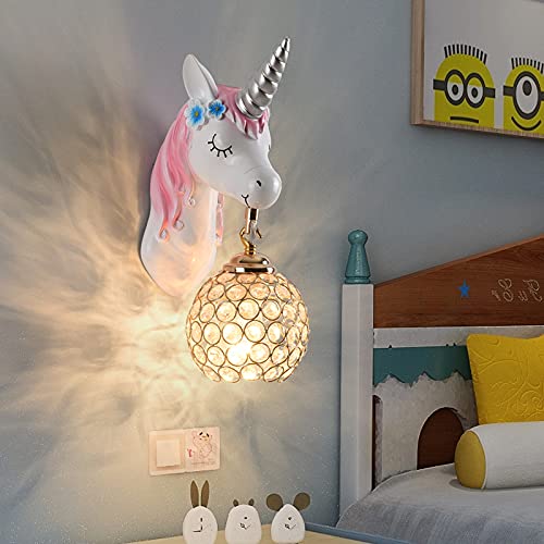 Mua LITFAD Crystal Hollowed-Out Ball Wall Lamp Kids 1-Light Sconce ...