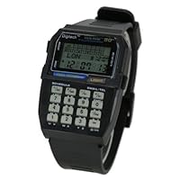 CALC2 Black Data Bank Calculator Watch