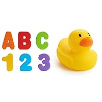 LearnTM 36pc Bath Letters and Numbers + White Hot® Safety Bath Ducky