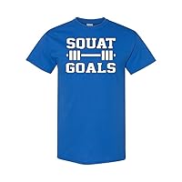 Squat Goals Funny Gym Workout Unisex Novelty T-Shirt