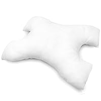 DMI CPAP Fiber Filled Sleep Aid Pillow, Suitable for All CPAP Masks, Increases Comfort by Reducing Mask Pressure, Minimizes Air Leaks, Aligns Neck, Shoulders, and Spine, FSA & HSA Eligible