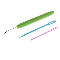 3pcs Sewing Accessories Kit, Knitting Loom Hooks, Crochet Hook Set with 2 Pieces Needles for Knifty Knitter, Color is Random - Sewing Tools & Accessory -