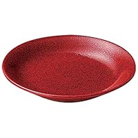 Set of 3 Noodle Plates/Pasta Dish, Yuzu Red Spots 7.5 Chilled Plate, 8.7 x 1.6 inches (22 x 4 cm), Japanese Tableware, Sake Cup, Restaurant, Inn, Commercial Use