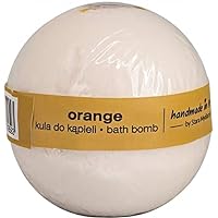 Mini orange bath bomb