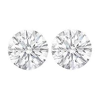 100% Natural Loose Diamond 2.1mm. 2Pc. in 0.08Ct. J K SI1 Brilliant Round Unheated Untreated for Pin & Other Fine Jewelery