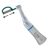 Interprox Elite E-Type Orthodontic Contra-Angle for Dentsply Space Files Flex Strips with 5,000 RPM Speed + Comfortable Grip, Made in Japan