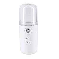 Facial Mister Portable Mini Face Sprayer USB Rechargeable Facial Steamer for Hydratin White