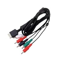 Component AV Audio Video HDTV Cable Cord for Sony PS2 PS3