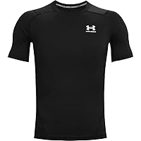 Under Armour Herren UA HG Armour Comp SS, kurzärmliges Funktionsshirt, schnelltrocknendes T-Shirt mit Kompressionspassform