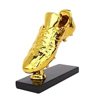 Gold Shoe Trophy in Resin 20 cm | Cup for Tournaments Winner Top Scorer Best Player
