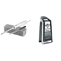 Hamilton Beach Electric Knife Set For Carving Meats, Poultry, Bread, Crafting Foam & More (76606ZA) Smooth Touch Electric Automatic Can Opener