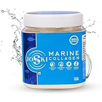 LAM Marine Collagen Powder 125g with Pure 100% Type 1 Collagen Peptides | Supports Glowing Skin, Hair Growth, Nails & Joints | Hydrolysed | 25 Scoops (Unflavoured, Medium)