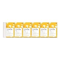 Lucia Guest Soap Set, Tea Leaf and Wild Honey (Pack of 6)