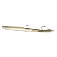 PowerBait Eel Saltwater Fishing Soft Bait, Greeny, 8in