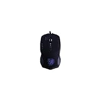 ProHT Gaming USB Mouse (07245), Wired Optical Mouse w/Ergonomic Design for Mac/PC/Laptop/Desktop, Adjustable DPI Switch 1000/1600/2000/2400DPI, Black