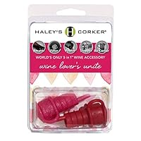 Haley's Corker 5-in-1 Wine Aerator, Stopper, Pourer, Filter and Re-Corker, Wine Lovers Treat